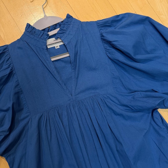 Never A Wall Flower Blue high neck dress, XS, GL1343 - Picture 3 of 5